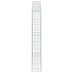 Γκαμπιόν με σύρμα 5 mm και πλέγμα 10x10 cm 250x30x200 εκ. - Pakobazaar