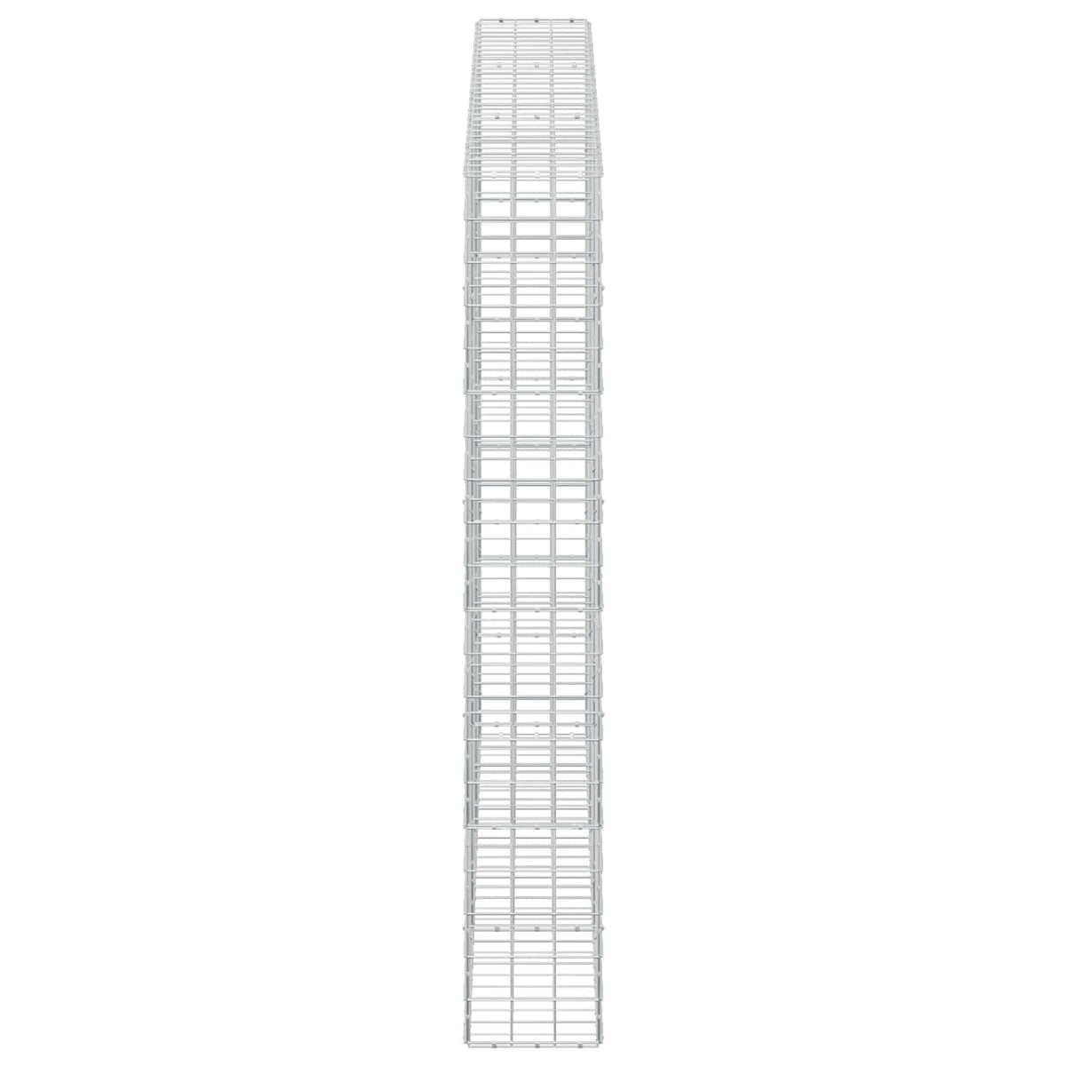 Γκαμπιόν με σύρμα 5 mm και πλέγμα 10x10 cm 300x30x200 εκ - Pakobazaar