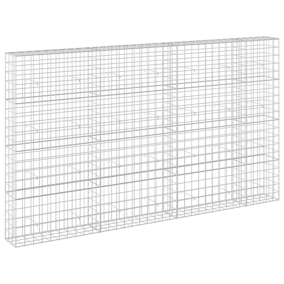 Γκαμπιόν με σύρμα 5 mm και πλέγμα 10x10 cm 350x30x200 εκ - Pakobazaar