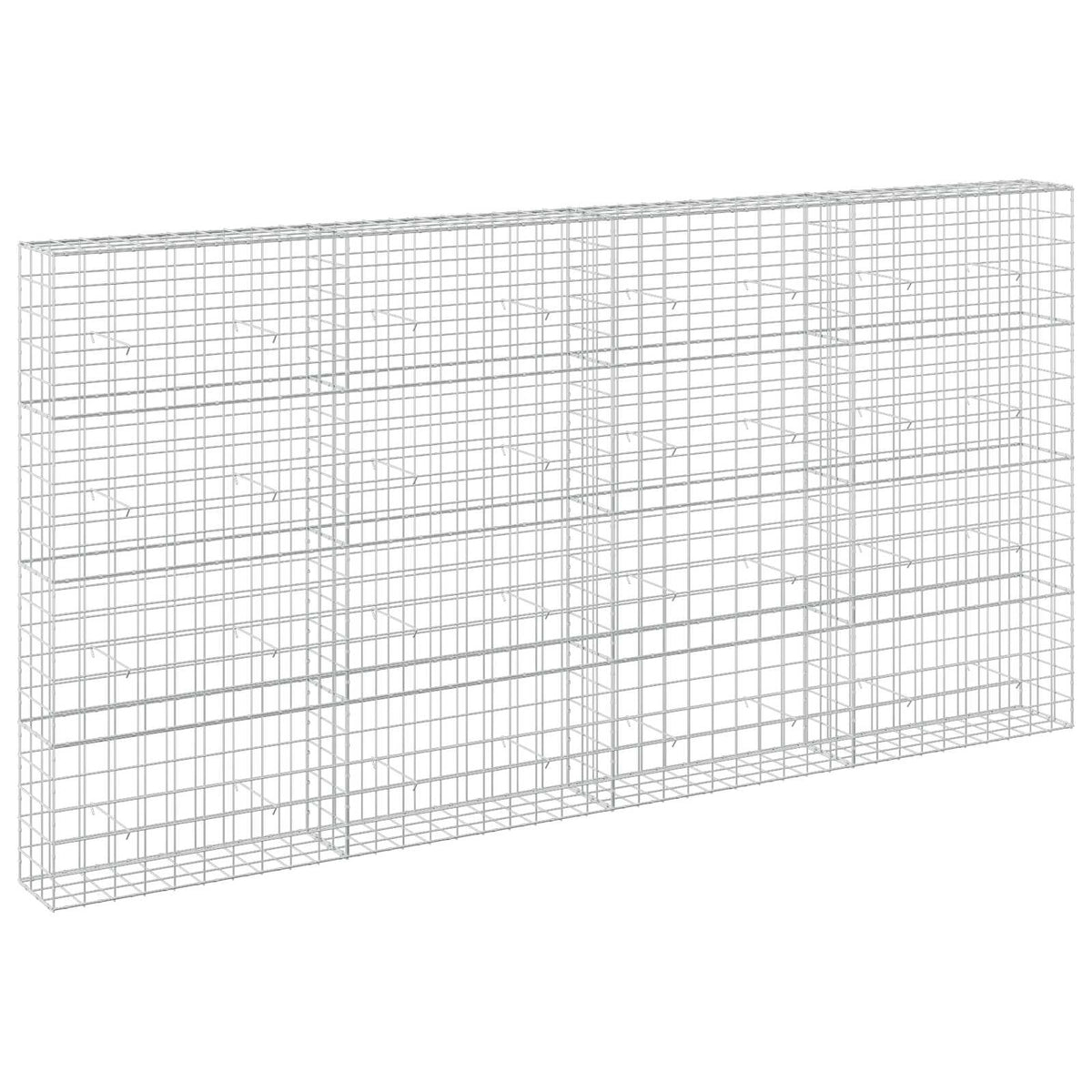 Γκαμπιόν με σύρμα 5 mm και πλέγμα 10x10 cm 400x30x200 εκ - Pakobazaar
