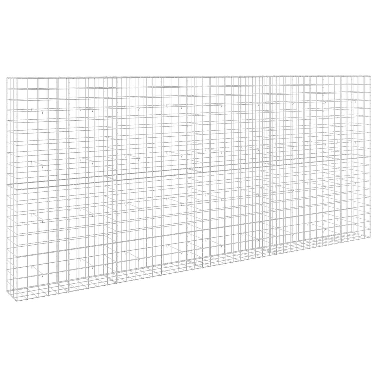 Γκαμπιόν με σύρμα 5 mm και πλέγμα 10x10 cm 450x30x200 εκ - Pakobazaar