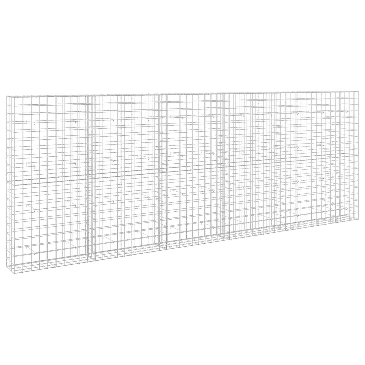 Γκαμπιόν με σύρμα 5 mm και πλέγμα 10x10 cm 550x30x200 εκ - Pakobazaar