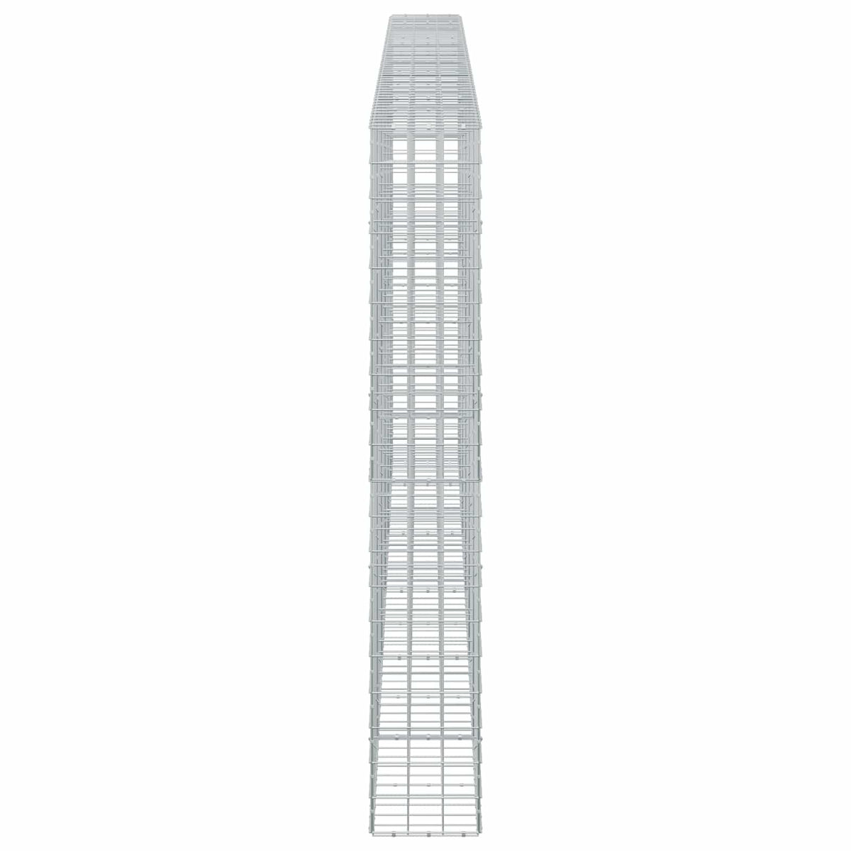 Γκαμπιόν με σύρμα 5 mm και πλέγμα 10x10 cm 550x30x200 εκ - Pakobazaar