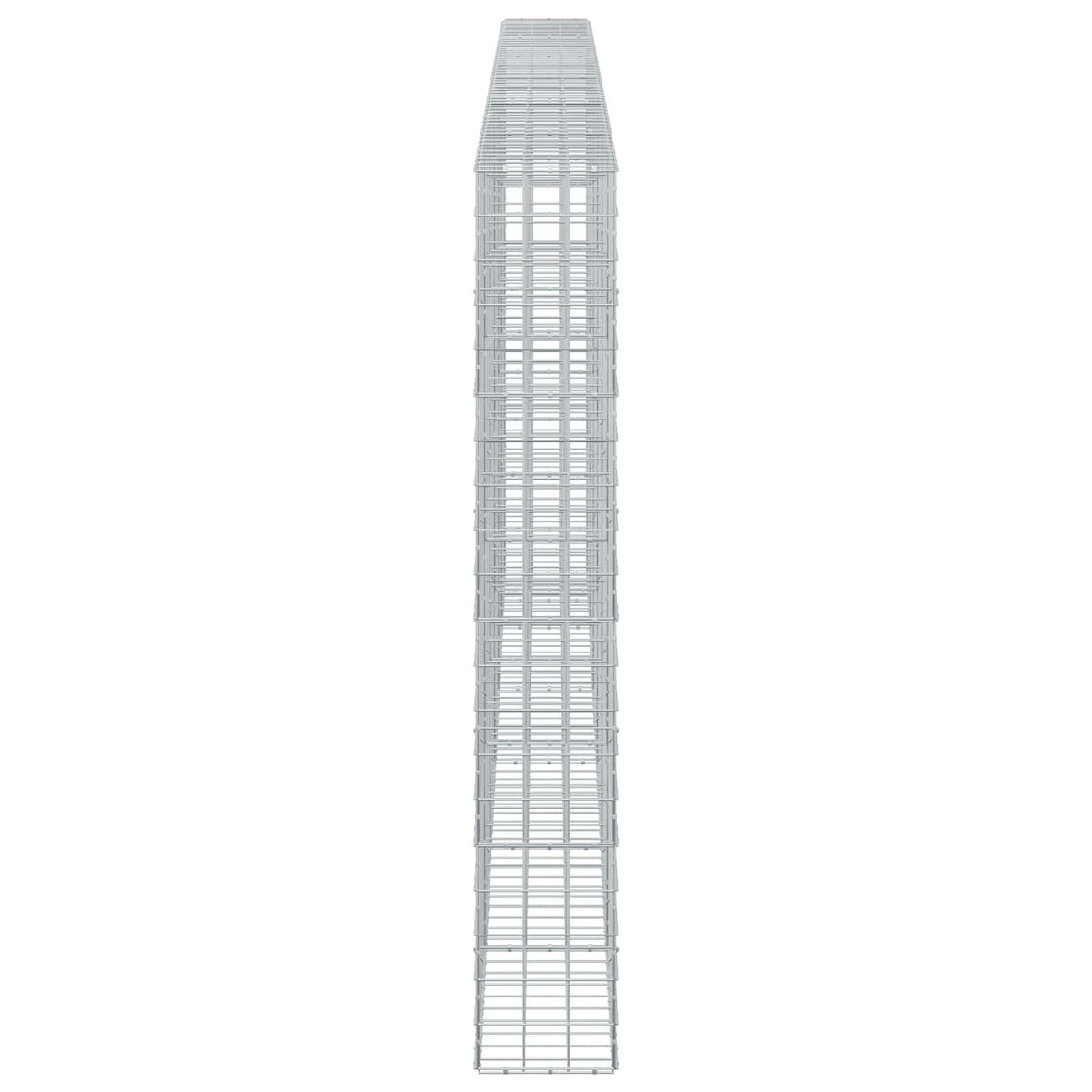 Γκαμπιόν με σύρμα 5 mm και πλέγμα 10x10 cm 600x30x200 εκ