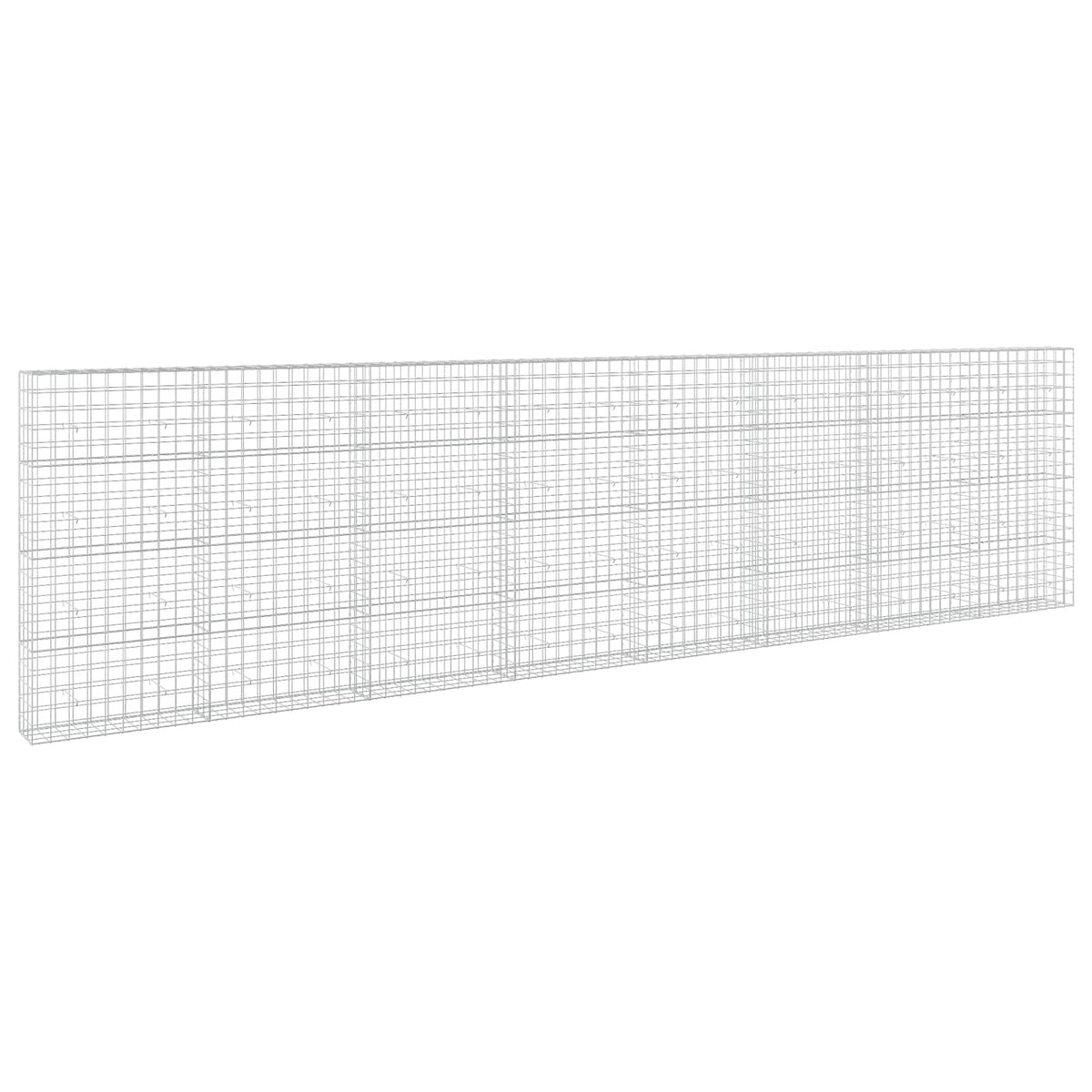 Γκαμπιόν με σύρμα 5 mm και πλέγμα 10x10 cm 800x30x200 εκ
