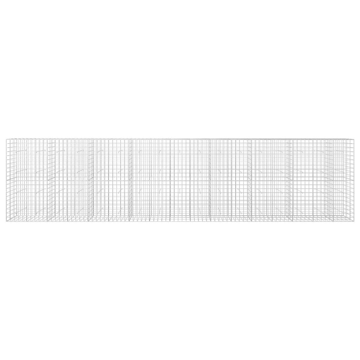 Γκαμπιόν με σύρμα 5 mm και πλέγμα 10x10 cm 850x30x200 εκ