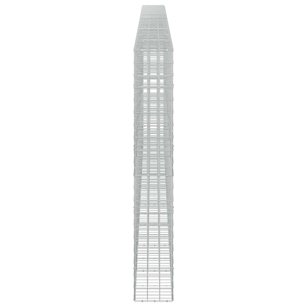 Γκαμπιόν με σύρμα 5 mm και πλέγμα 10x10 cm 850x30x200 εκ