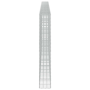 Γκαμπιόν με σύρμα 5 mm και πλέγμα 10x10 cm 850x30x200 εκ