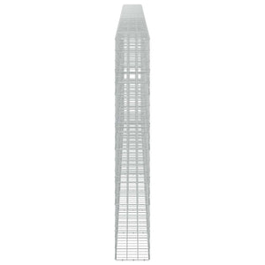 Γκαμπιόν με σύρμα 5 mm και πλέγμα 10x10 cm 900x30x200 εκ - Pakobazaar
