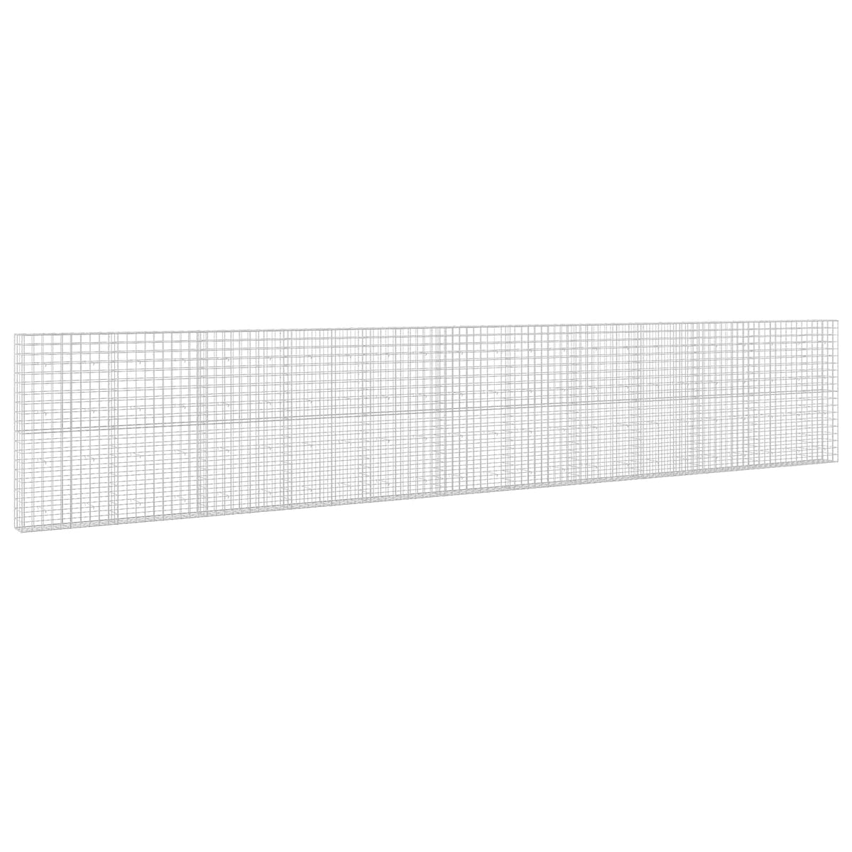 Γκαμπιόν με σύρμα 5 mm και πλέγμα 10x10 cm 1150x30x200 εκ - Pakobazaar