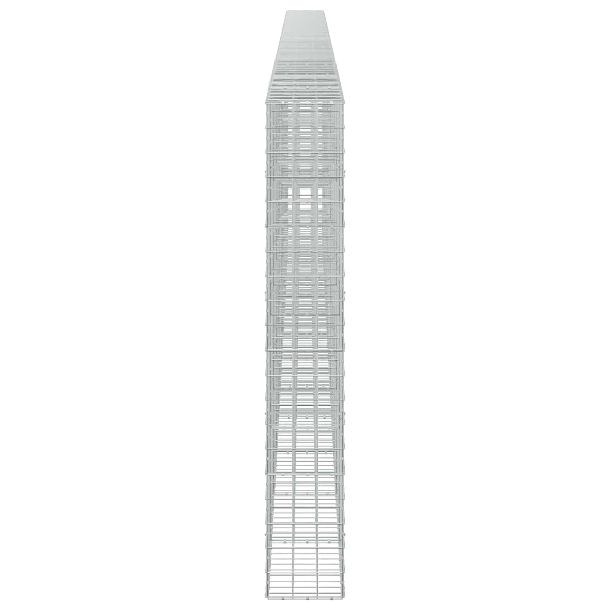 Γκαμπιόν με σύρμα 5 mm και πλέγμα 10x10 cm 1200x30x200 εκ - Pakobazaar