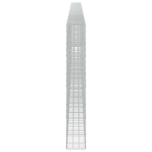 Γκαμπιόν με σύρμα 5 mm και πλέγμα 10x10 cm 1200x30x200 εκ - Pakobazaar