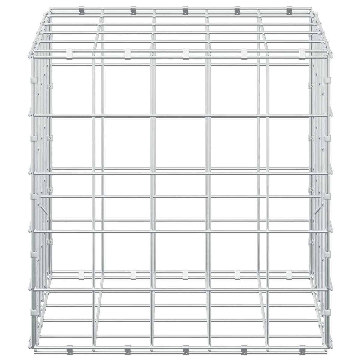 Γκαμπιόν με σύρμα 5 mm και πλέγμα 10x10 cm 50x50x50 εκ. - Pakobazaar
