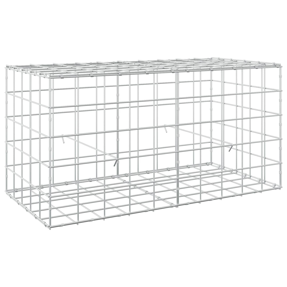 Γκαμπιόν με σύρμα 5 mm και πλέγμα 10x10 cm 100x50x50 εκ