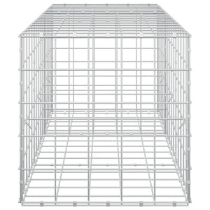 Γκαμπιόν με σύρμα 5 mm και πλέγμα 10x10 cm 150x50x50 εκ. - Pakobazaar