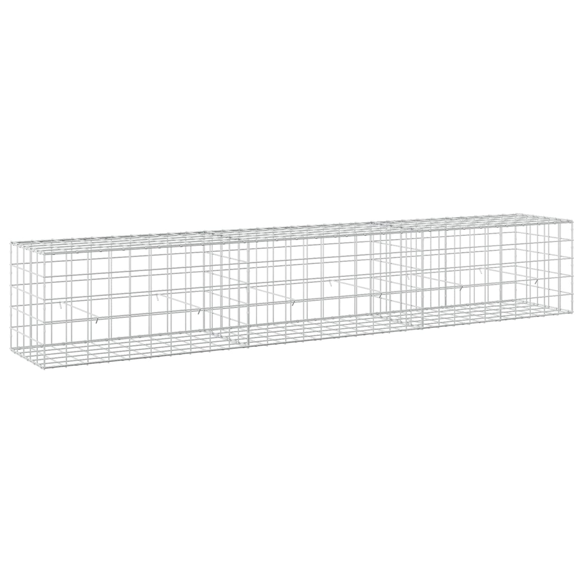 Γκαμπιόν με σύρμα 5 mm και πλέγμα 10x10 cm 300x50x50 εκ