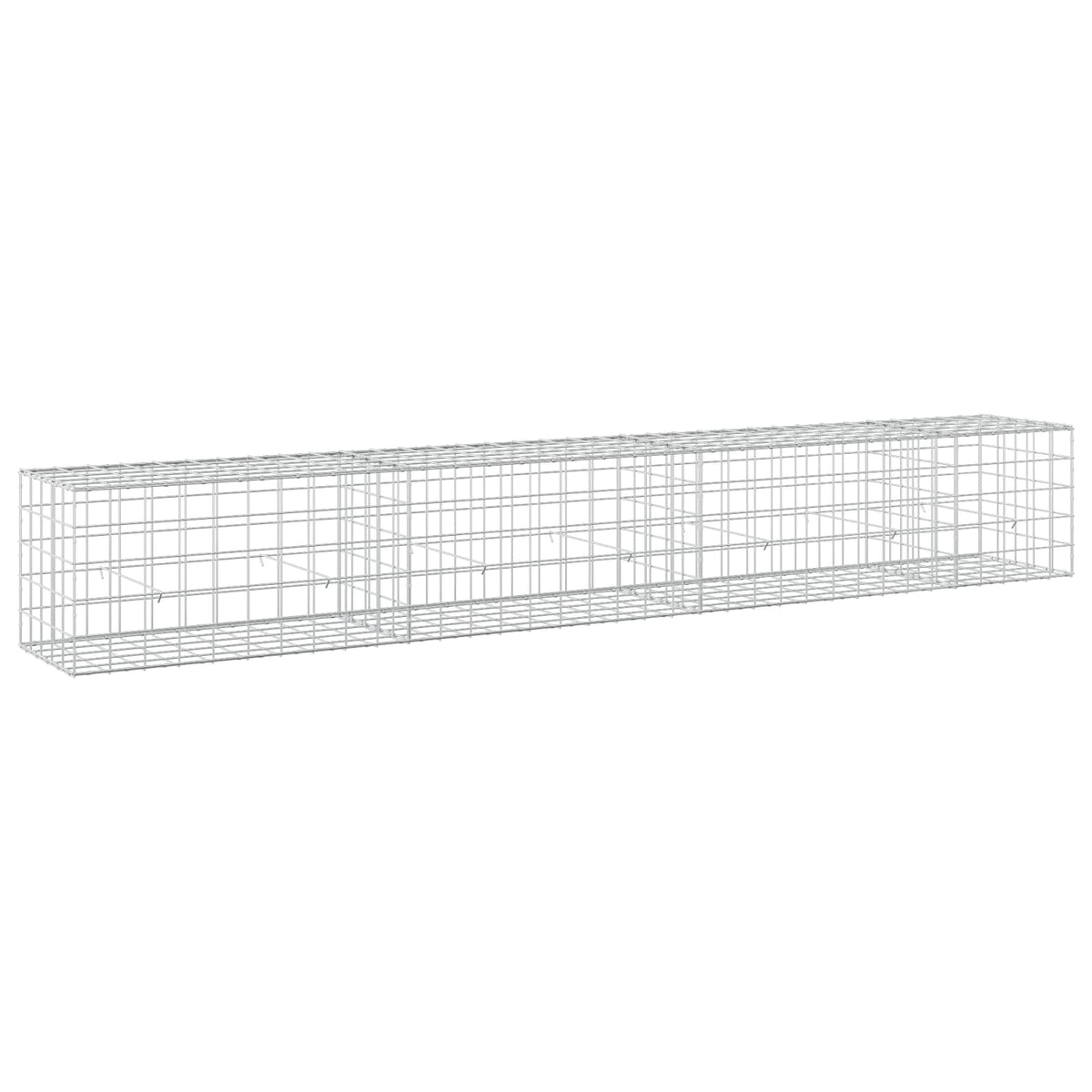 Γκαμπιόν με σύρμα 5 mm και πλέγμα 10x10 cm 350x50x50 εκ