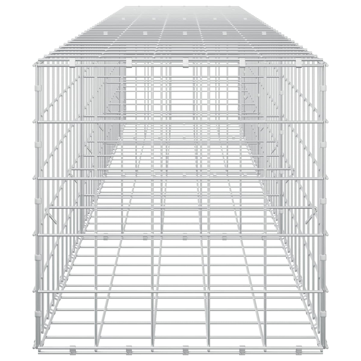 Γκαμπιόν με σύρμα 5 mm και πλέγμα 10x10 cm 350x50x50 εκ
