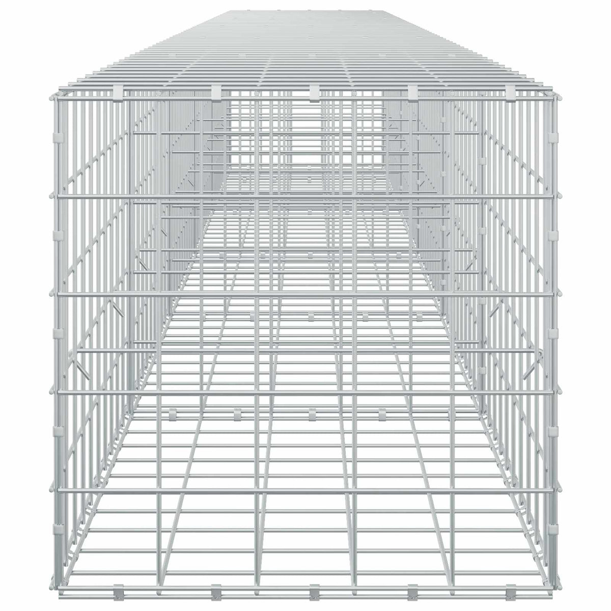 Γκαμπιόν με σύρμα 5 mm και πλέγμα 10x10 cm 550x50x50 εκ - Pakobazaar