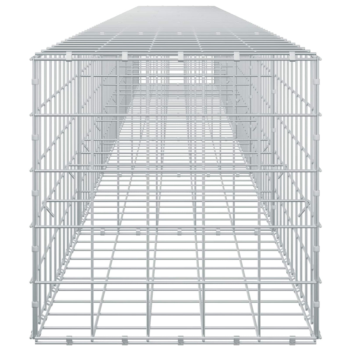 Γκαμπιόν με σύρμα 5 mm και πλέγμα 10x10 cm 600x50x50 εκ