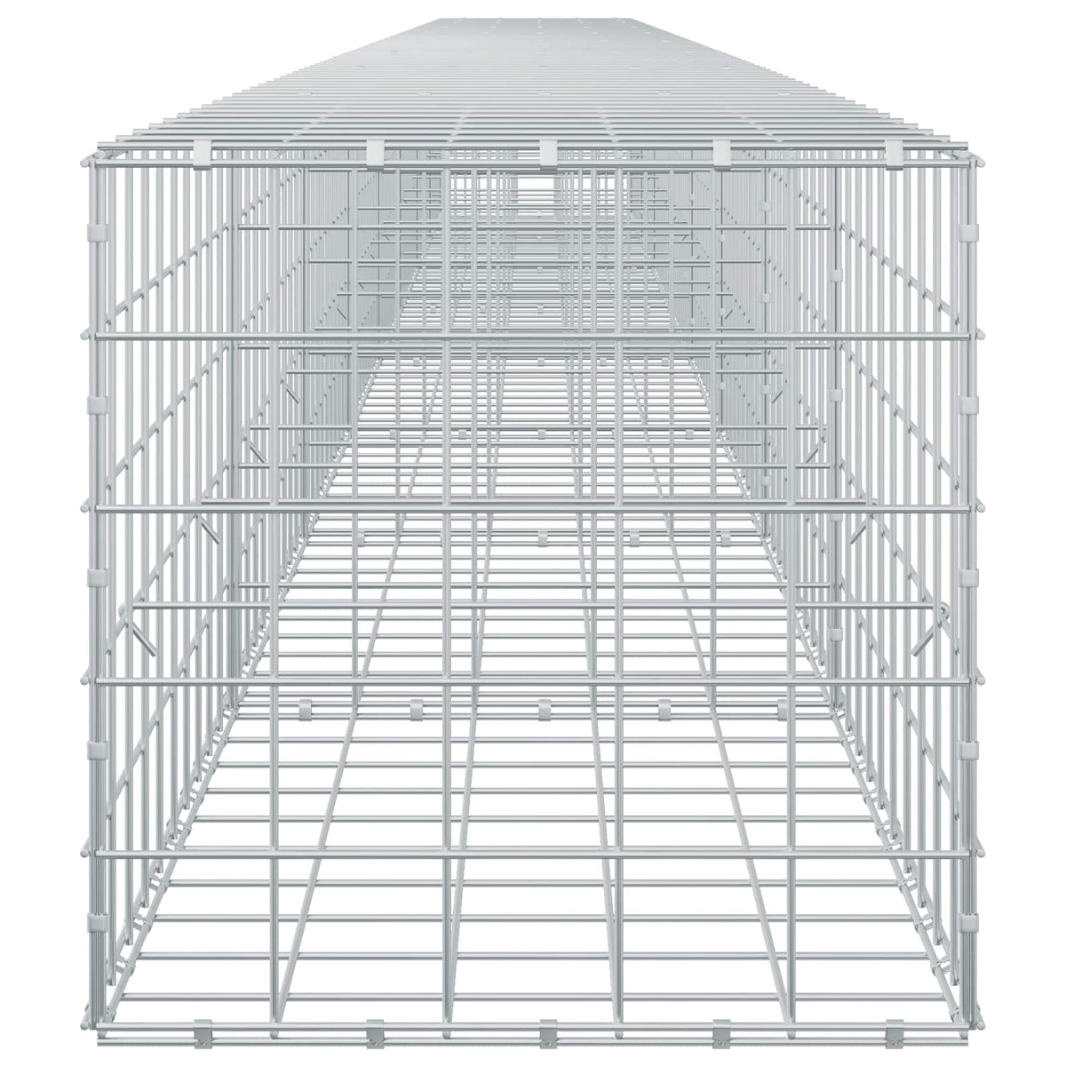 Γκαμπιόν με σύρμα 5 mm και πλέγμα 10x10 cm 800x50x50 εκ - Pakobazaar