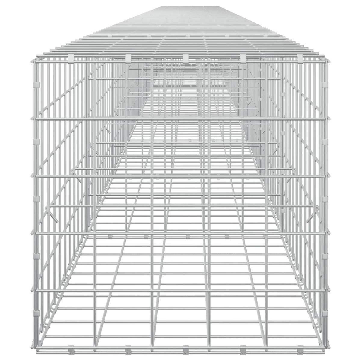 Γκαμπιόν με σύρμα 5 mm και πλέγμα 10x10 cm 850x50x50 εκ - Pakobazaar