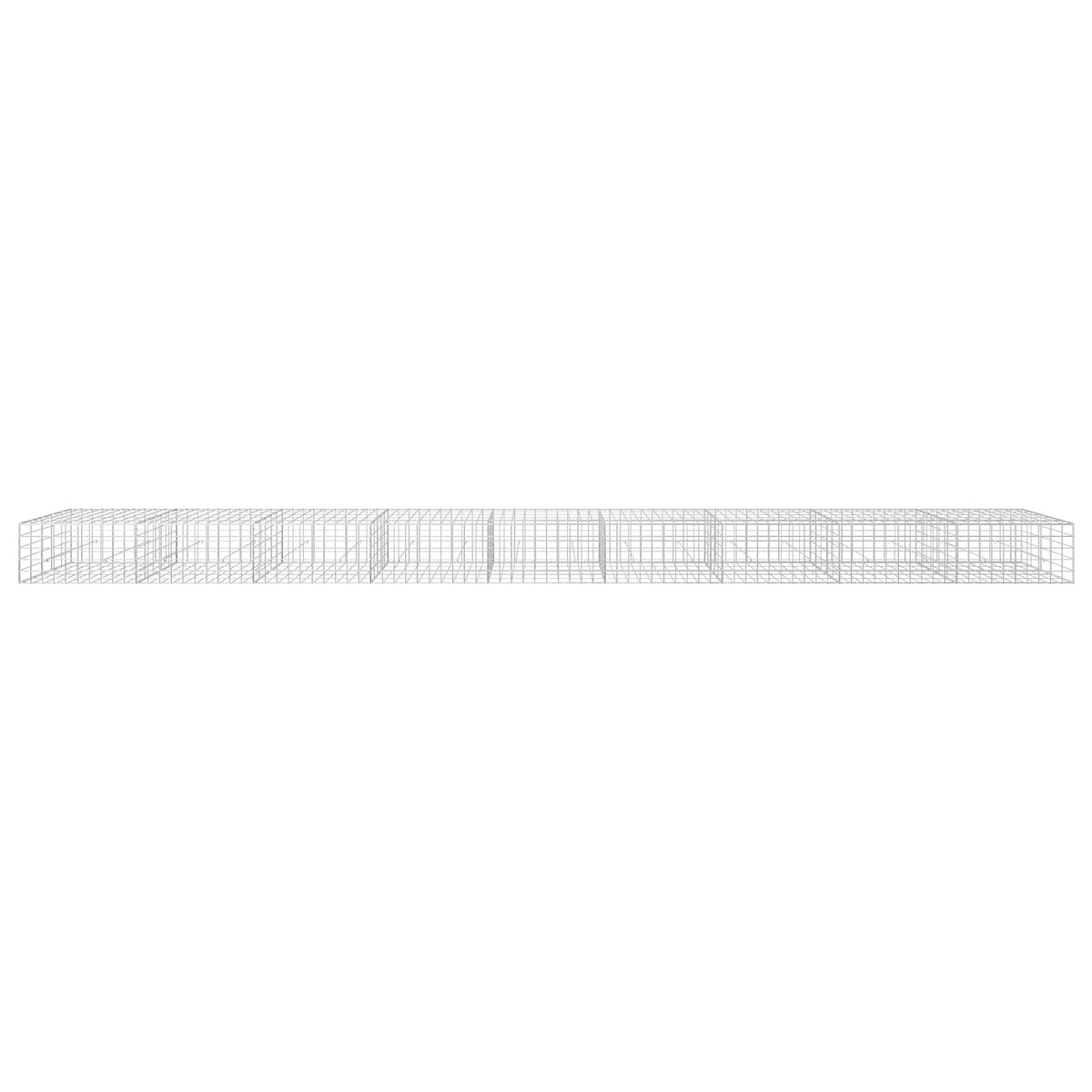Γκαμπιόν με σύρμα 5 mm και πλέγμα 10x10 cm 900x50x50 εκ - Pakobazaar