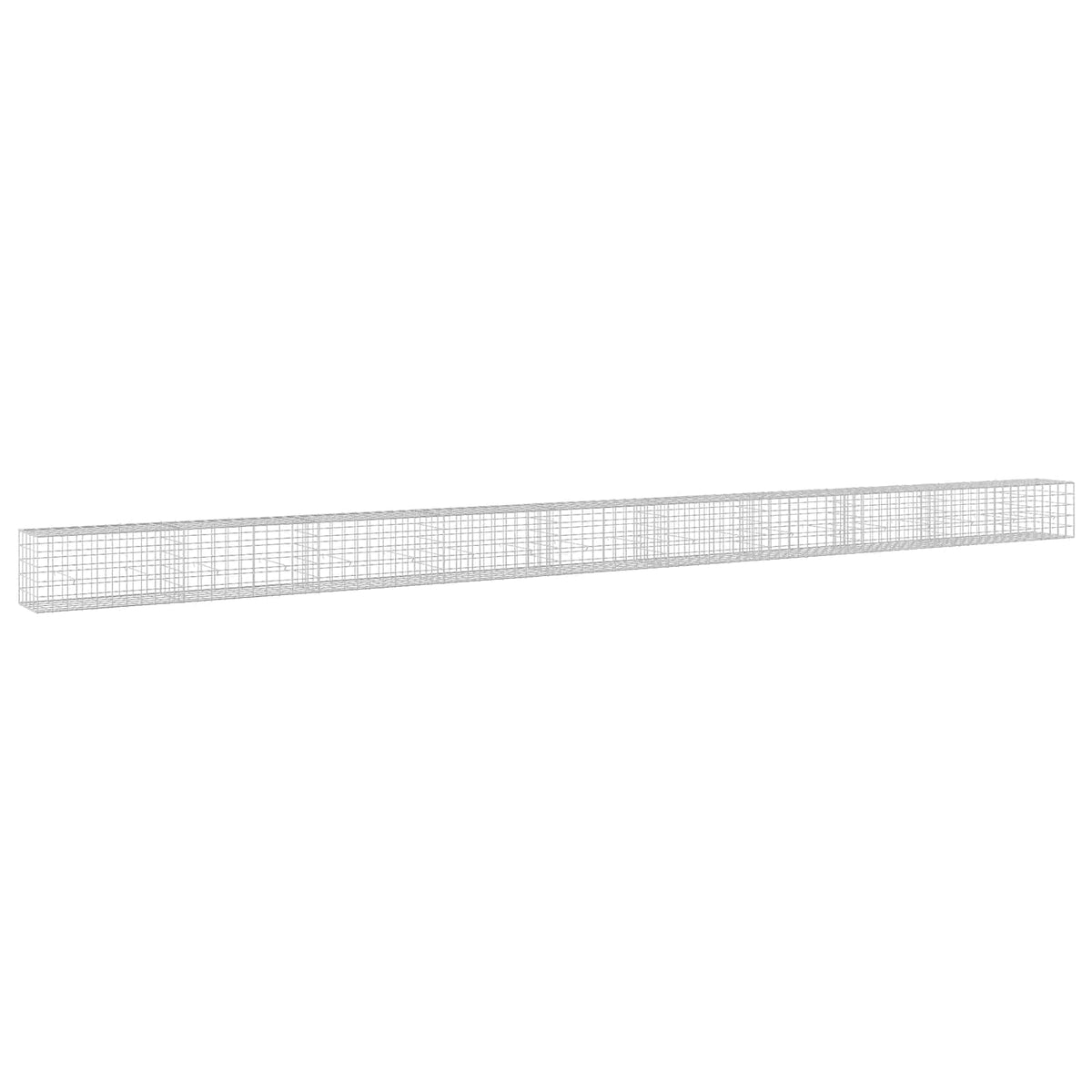 Γκαμπιόν με σύρμα 5 mm και πλέγμα 10x10 cm 950x50x50 εκ - Pakobazaar