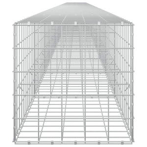 Γκαμπιόν με σύρμα 5 mm και πλέγμα 10x10 cm 1100x50x50 εκ - Pakobazaar