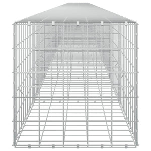 Γκαμπιόν με σύρμα 5 mm και πλέγμα 10x10 cm 1200x50x50 εκ - Pakobazaar