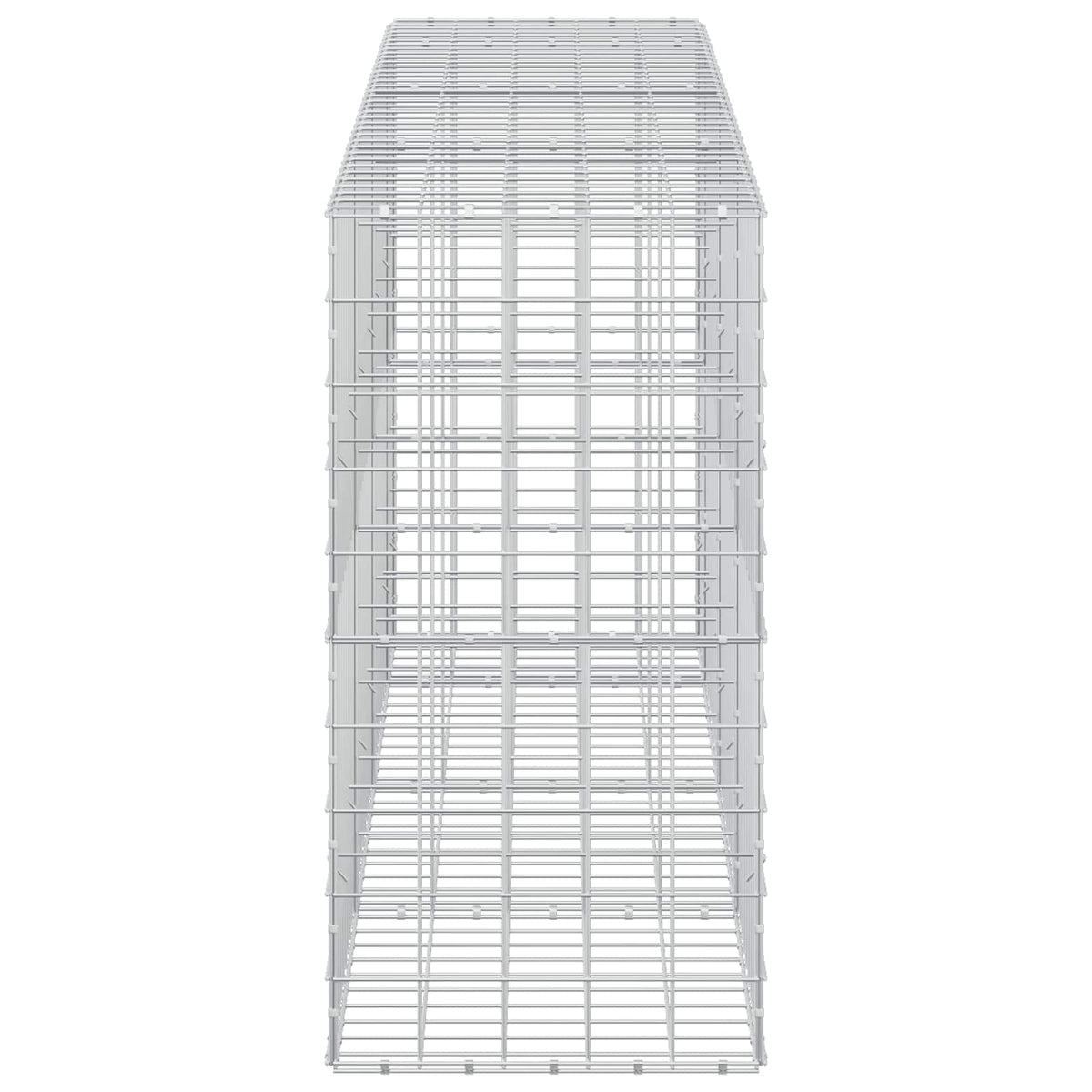 Γκαμπιόν με σύρμα 5 mm και πλέγμα 10x10 cm 350x50x100 εκ. - Pakobazaar