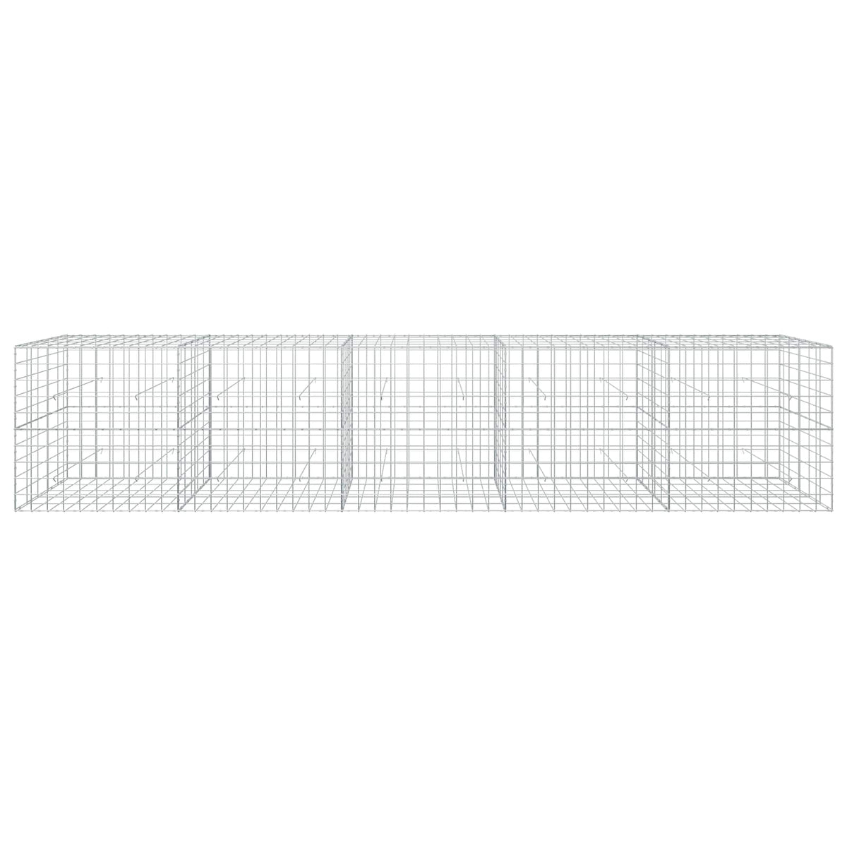 Γκαμπιόν με σύρμα 5 mm και πλέγμα 10x10 cm 500x50x100 εκ - Pakobazaar