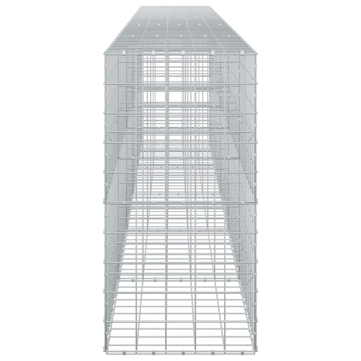 Γκαμπιόν με σύρμα 5 mm και πλέγμα 10x10 cm 500x50x100 εκ - Pakobazaar