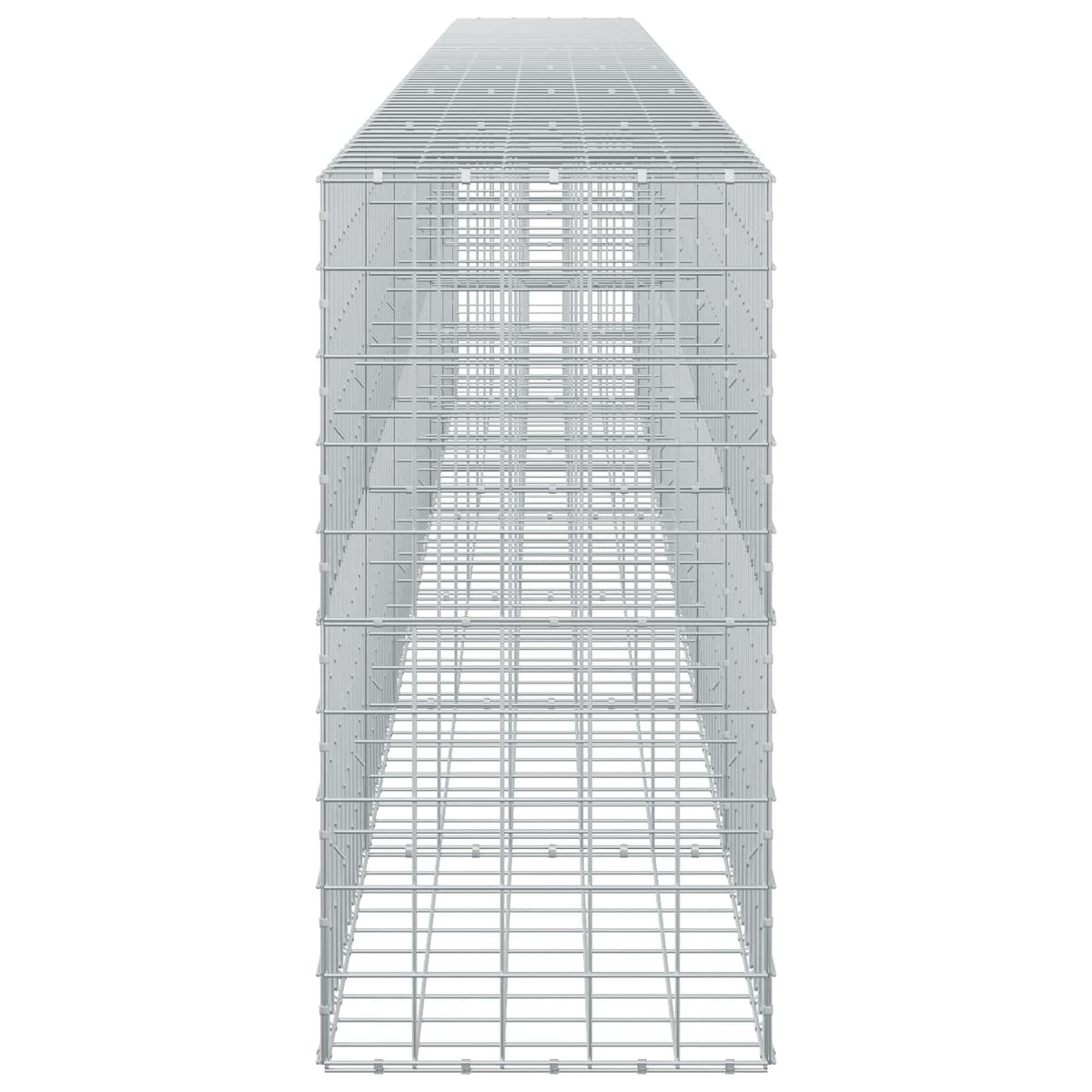 Γκαμπιόν με σύρμα 5 mm και πλέγμα 10x10 cm 650x50x100 εκ - Pakobazaar