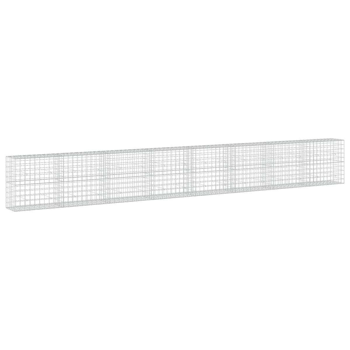 Γκαμπιόν με σύρμα 5 mm και πλέγμα 10x10 cm 800x50x100 εκ