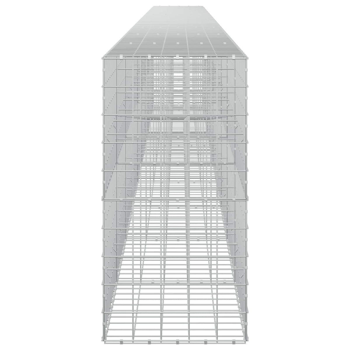 Γκαμπιόν με σύρμα 5 mm και πλέγμα 10x10 cm 950x50x100 εκ - Pakobazaar