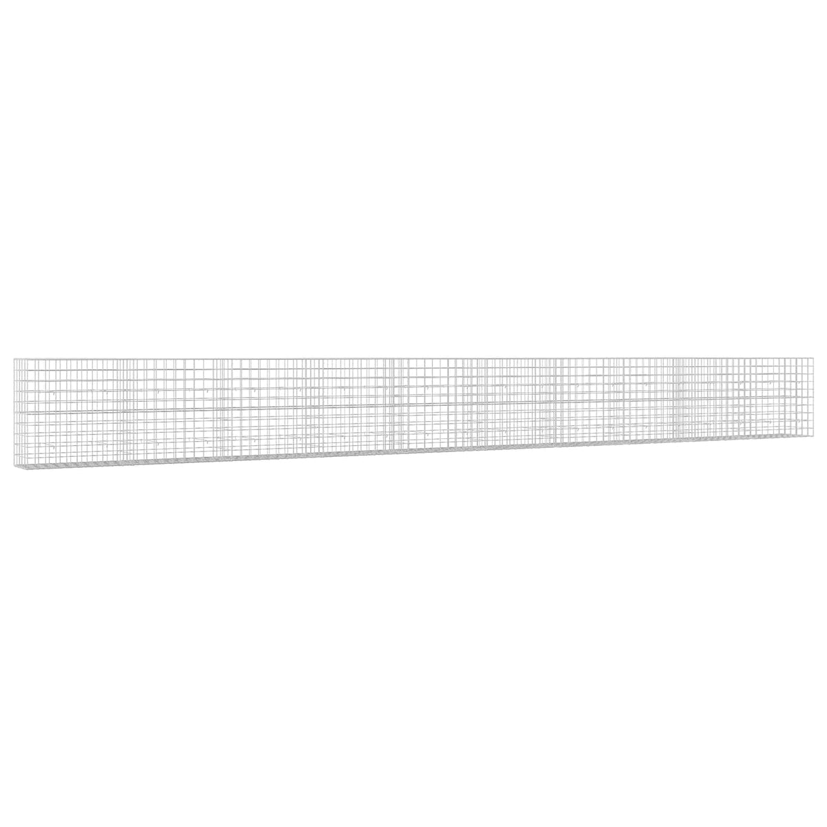 Γκαμπιόν με σύρμα 5 mm και πλέγμα 10x10 cm 1000x50x100 εκ. - Pakobazaar