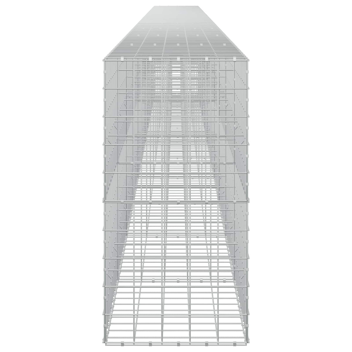 Γκαμπιόν με σύρμα 5 mm και πλέγμα 10x10 cm 1050x50x100 εκ - Pakobazaar