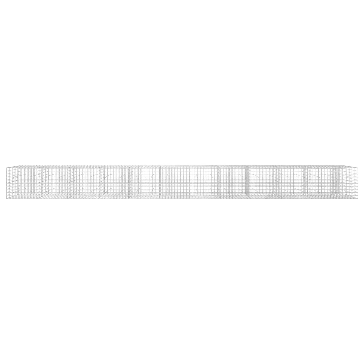 Γκαμπιόν με σύρμα 5 mm και πλέγμα 10x10 cm 1150x50x100 εκ