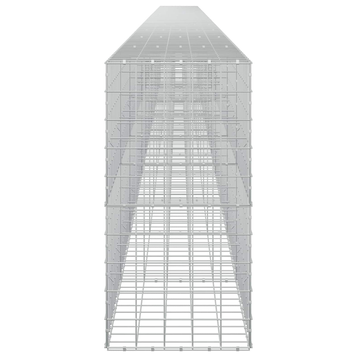 Γκαμπιόν με σύρμα 5 mm και πλέγμα 10x10 cm 1200x50x100 εκ - Pakobazaar