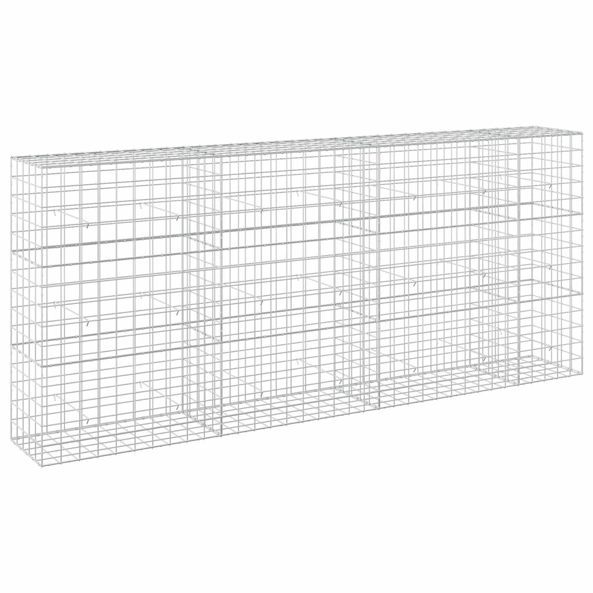 Γκαμπιόν με σύρμα 5 mm και πλέγμα 10x10 cm 350x50x150 εκ - Pakobazaar
