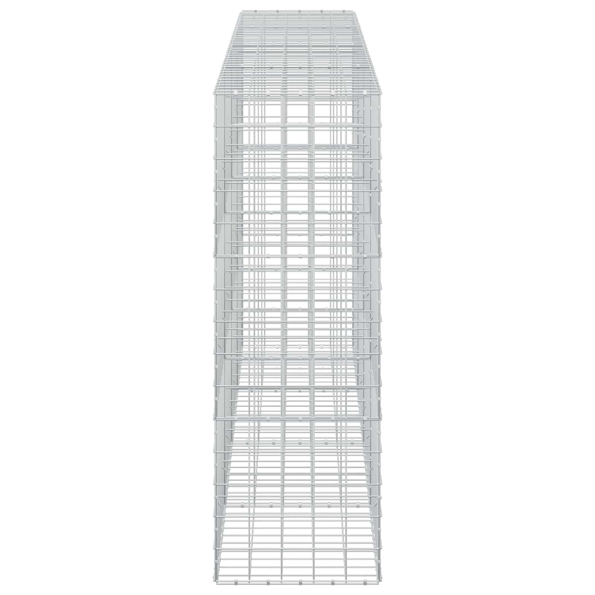 Γκαμπιόν με σύρμα 5 mm και πλέγμα 10x10 cm 400x50x150 εκ
