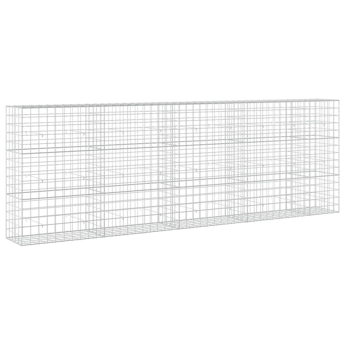 Γκαμπιόν με σύρμα 5 mm και πλέγμα 10x10 cm 450x50x150 εκ - Pakobazaar