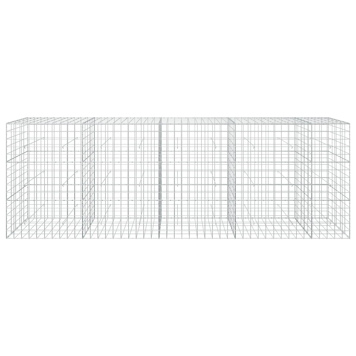 Γκαμπιόν με σύρμα 5 mm και πλέγμα 10x10 cm 450x50x150 εκ - Pakobazaar
