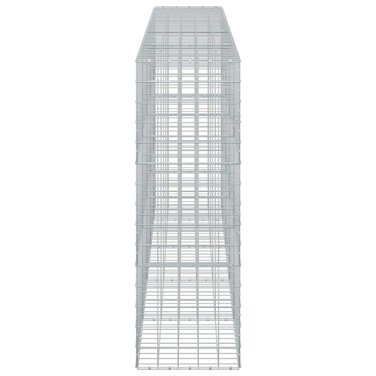 Γκαμπιόν με σύρμα 5 mm και πλέγμα 10x10 cm 450x50x150 εκ - Pakobazaar