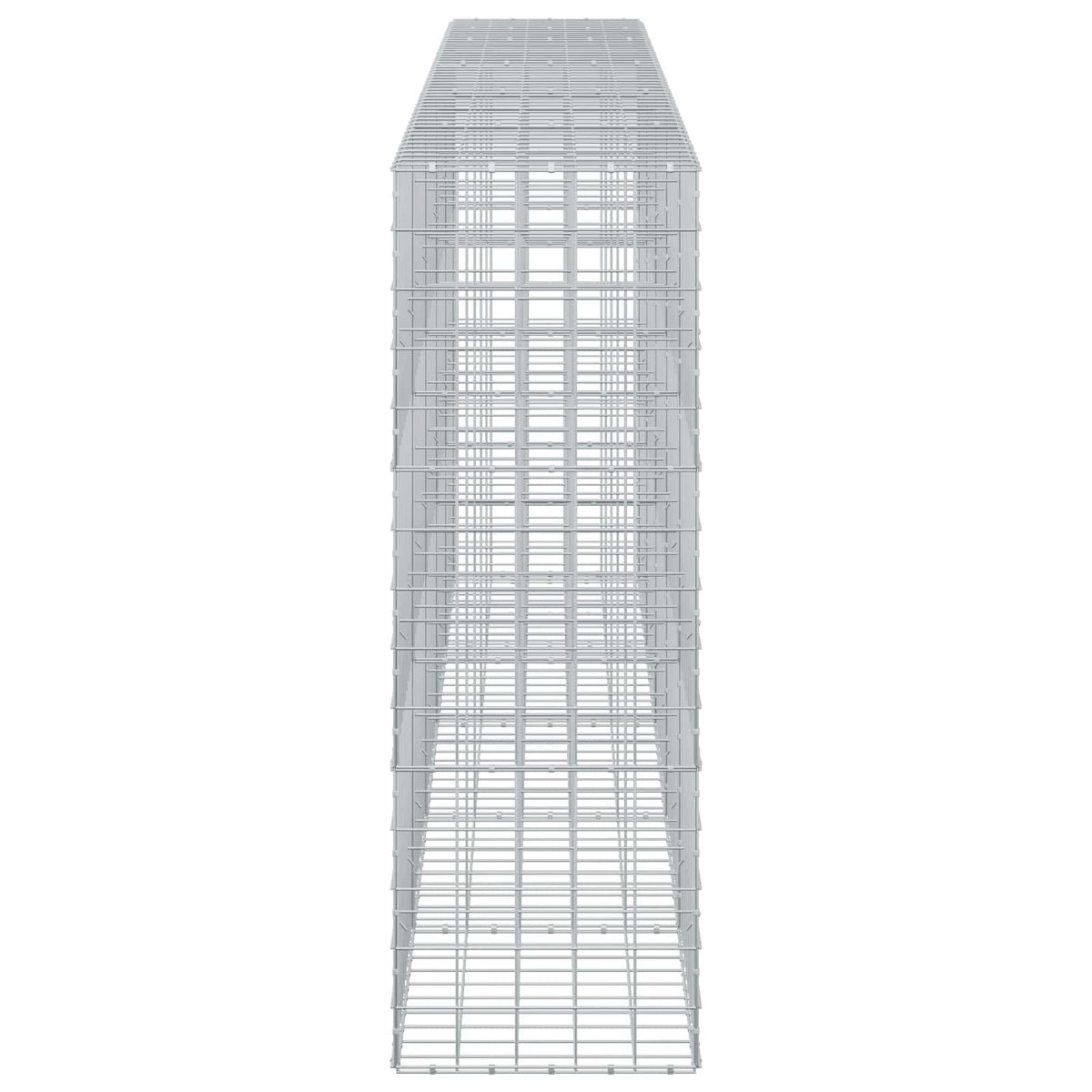 Γκαμπιόν με σύρμα 5 mm και πλέγμα 10x10 cm 500x50x150 εκ - Pakobazaar