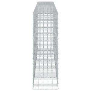 Γκαμπιόν με σύρμα 5 mm και πλέγμα 10x10 cm 500x50x150 εκ - Pakobazaar