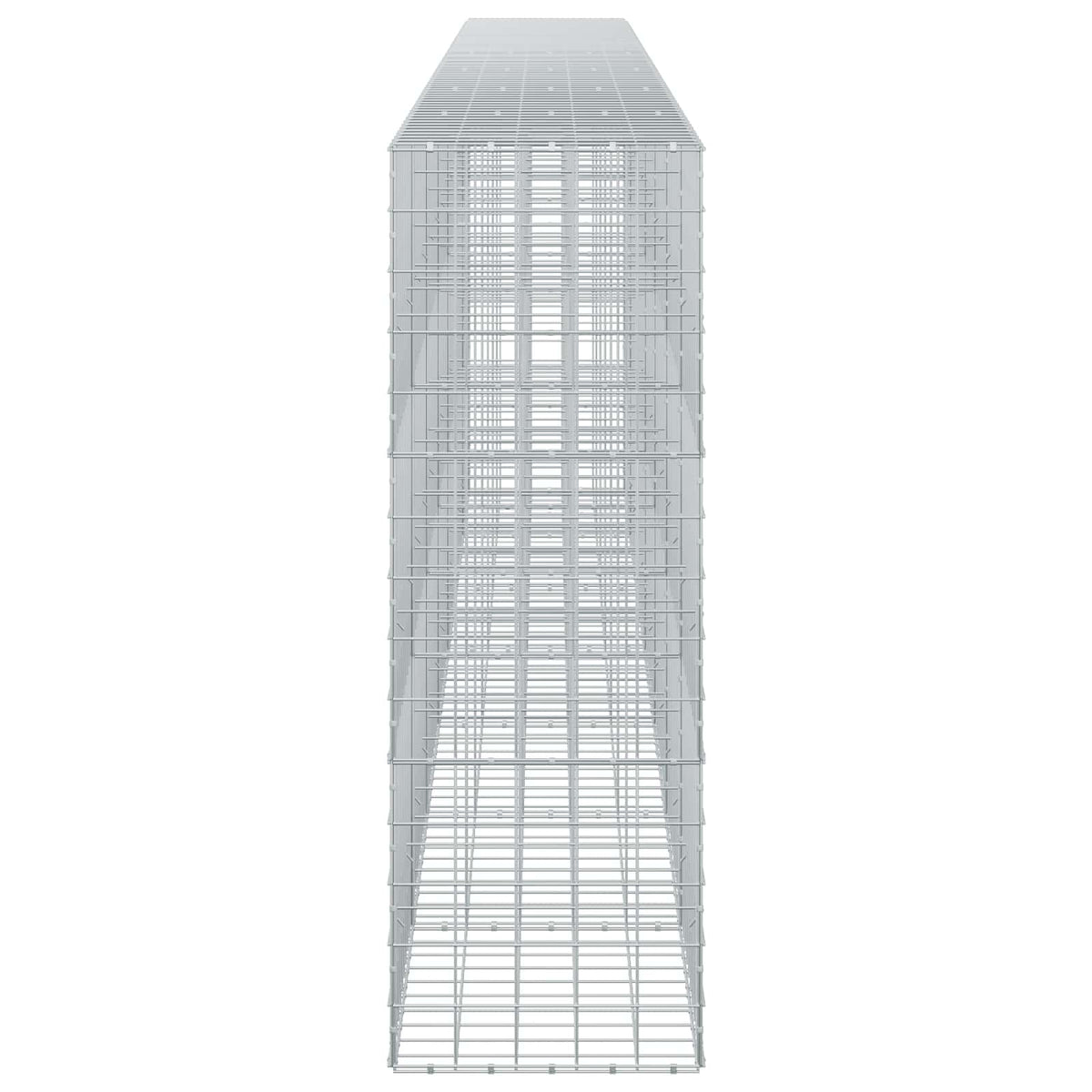 Γκαμπιόν με σύρμα 5 mm και πλέγμα 10x10 cm 700x50x150 εκ.