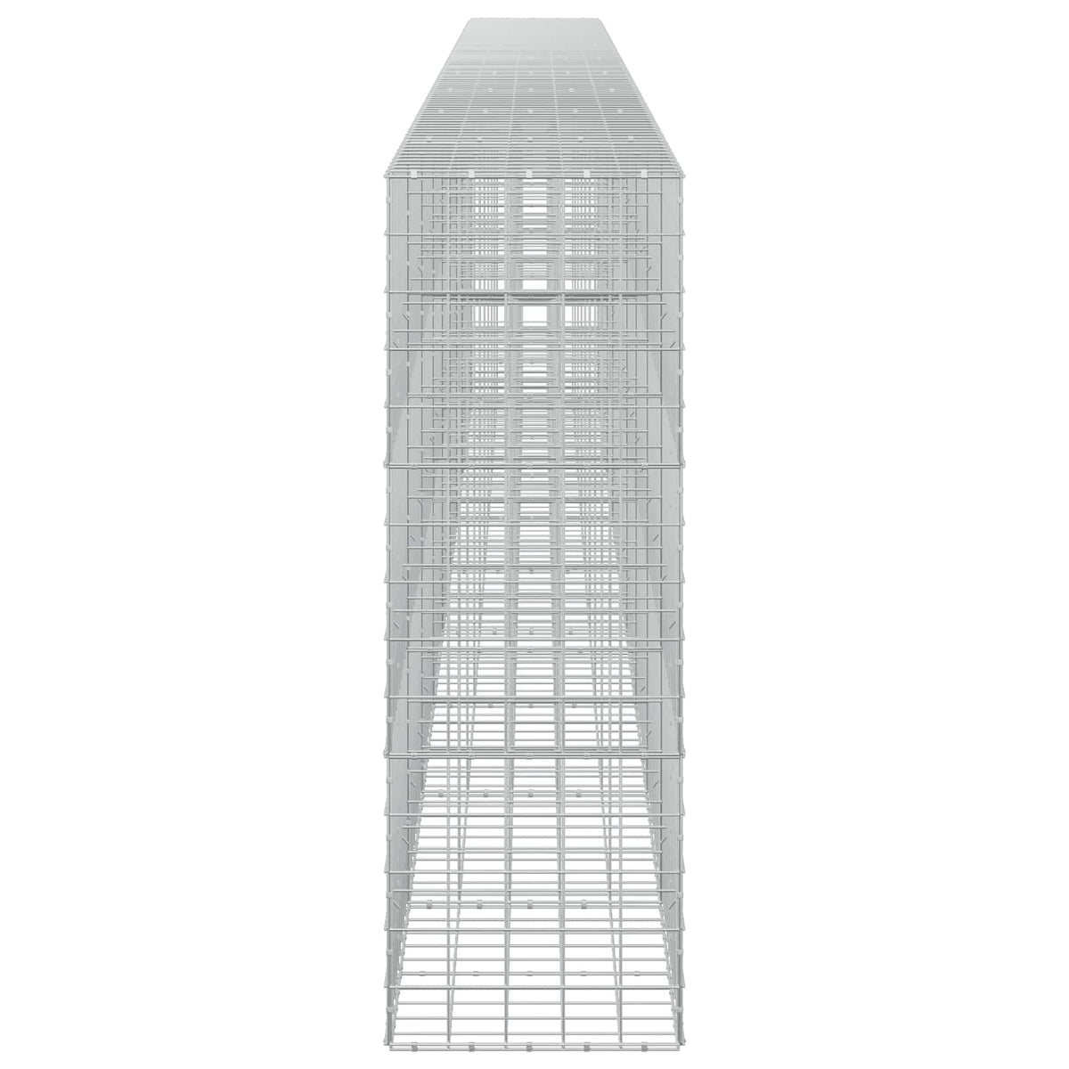 Γκαμπιόν με σύρμα 5 mm και πλέγμα 10x10 cm 900x50x150 εκ - Pakobazaar