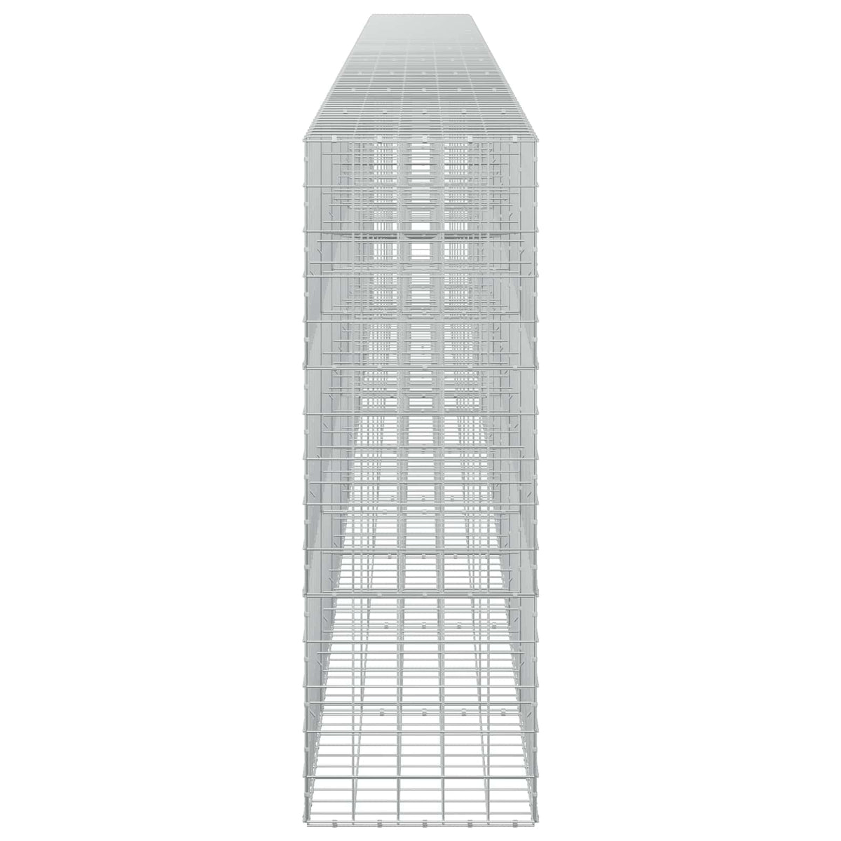 Γκαμπιόν με σύρμα 5 mm και πλέγμα 10x10 cm 950x50x150 εκ - Pakobazaar
